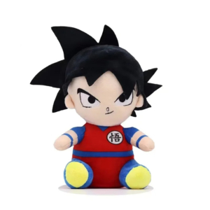 Peluche Dragon Ball Z de Goku sur fond blanc