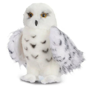 Peluche Harry Potter d'Hedwige sur fond blanc