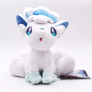 Peluche Pokemon de Goupix d’Alola sur fond gris