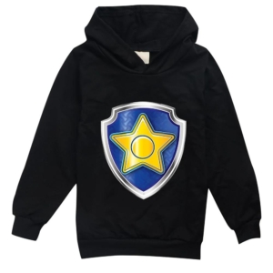 Pull Pat Patrouille pour enfant avec logo sur fond blanc