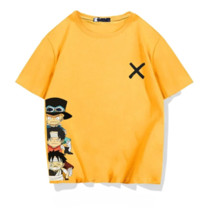 T-shirt one piece unisexe et doux en coton sur fond blanc