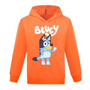 Sweat à Capuche à Motif Bluey
