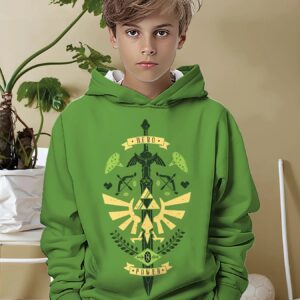 Sweat Vert Zelda pour Enfant