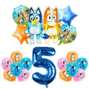 Ballon Anniversaire Bluey 5 Ans