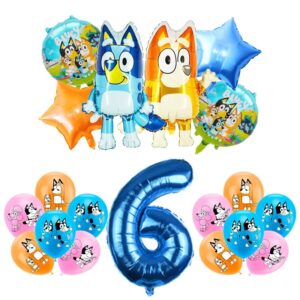 Ballon Anniversaire Bluey 6 Ans