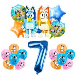 Ballon Anniversaire Bluey 7 Ans
