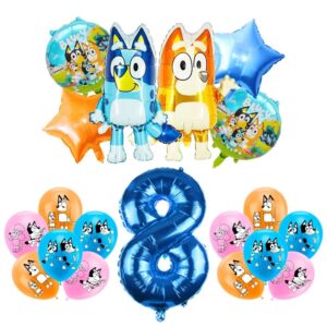 Ballon Anniversaire Bluey 8 Ans