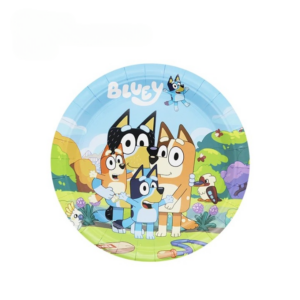 Assiettes Anniversaire Bluey 10 Pièces