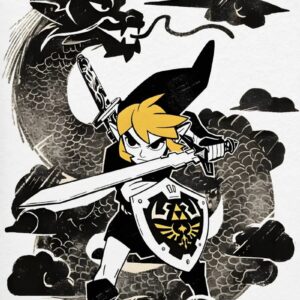 Tableau Dessin Animé Zelda
