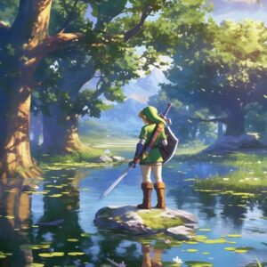 Tableau Zelda pour Chambre d'Enfant