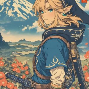 Tableau Zelda Montagne