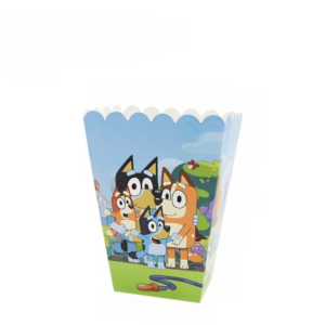Boite Pop Corn Anniversaire Bluey 6 Pièces