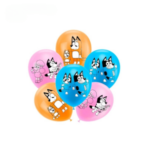 Ballons Anniversaire Bluey 12 Pièces