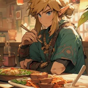 Tableau Japonais Zelda